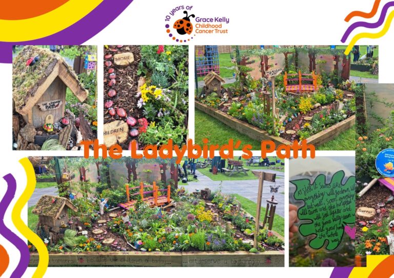 The Ladybird Path at the Grace Kelly Childhood Cancer Trust garden, RHS Malvern Spring Festival 2026